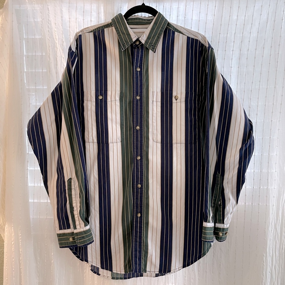 Oversized Vintage Basic Editions Button Up - image 1